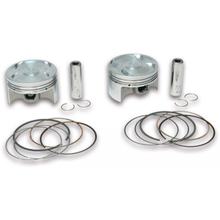 Par de pistões Malossi forjados, 2 unidades, Ø 66,2mm, pino do pistão Ø 15mm, 3 anéis