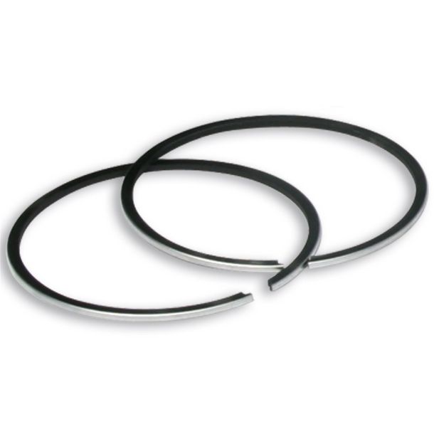 Kolbenringe Malossi Ø 58,3x1,5mm trapezförmig KDN5, 2 Stück für Ape / Vespa 50-125 2T
