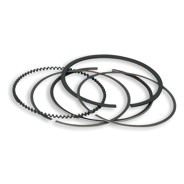 Segments de piston Malossi Ø 63mm 1x trapézoïdal, 2x bagues de décapage d'huile