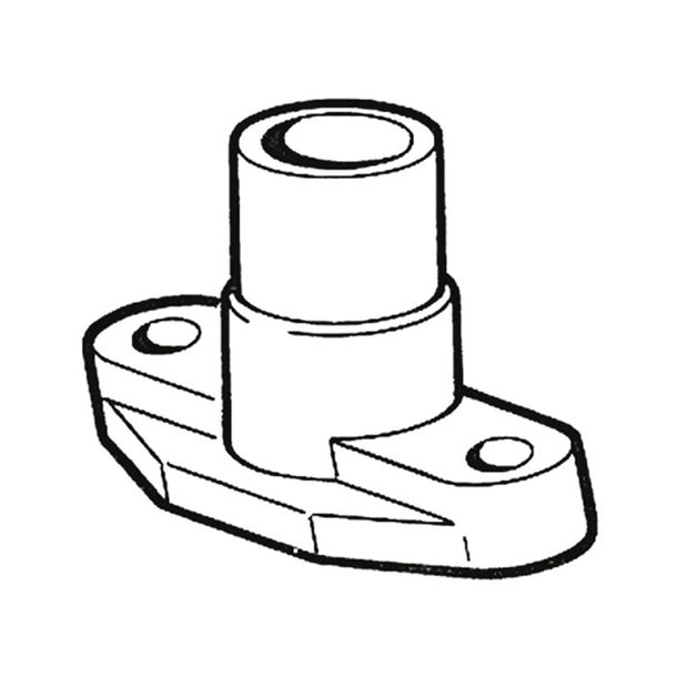 Colector Malossi Ø 15.5x19mm aluminio, inclinado para distancia entre centros 41-47 SHA 15/15 C