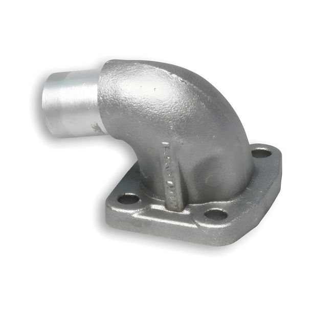 Tubo di scarico Malossi Ø 15x19mm in alluminio, angolato per MBK 51