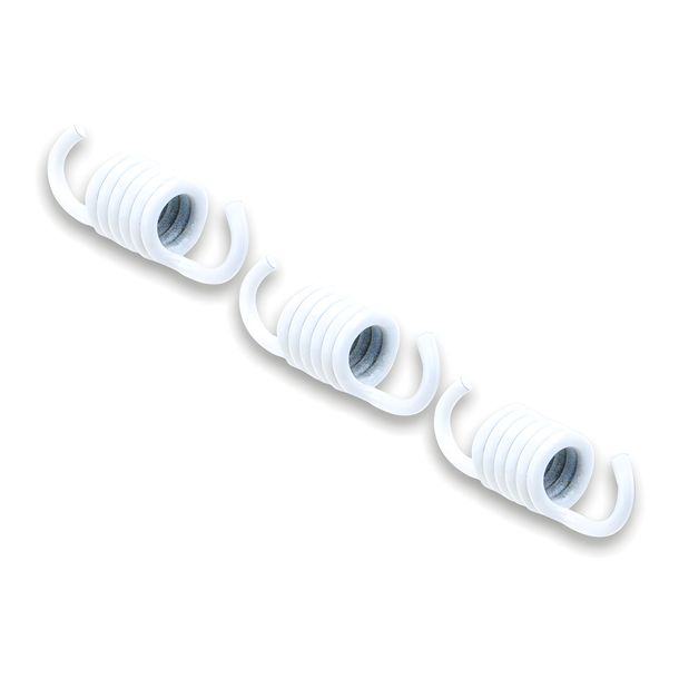 Muelles embrague Malossi, diámetro 1,8 mm, superreforzados, blanco, 3 piezas