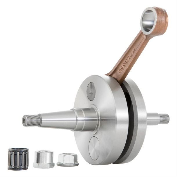 Albero motore Malossi bullone diametro 16 mm, biella 110 mm corsa 60 mm per Vespa PX 200 2T