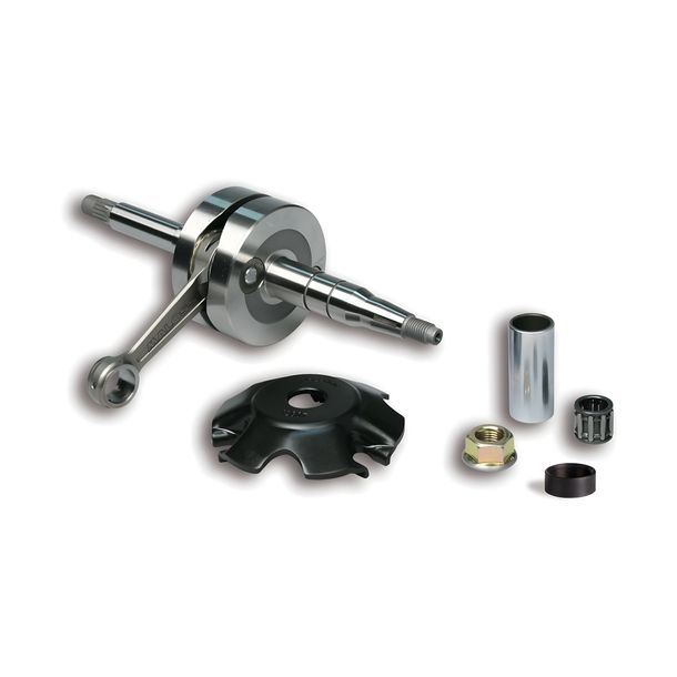 Malossi MHR Team Crankshaft Bolt Diameter 12-13 mm, Connecting Rods 80 mm, Stroke 39.3 mm for Minarelli Horizontal