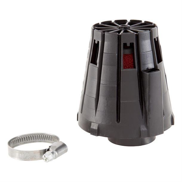 Malossi air filter, diameter 35 mm, PHVA 12, Mikuni VM 19/22, black