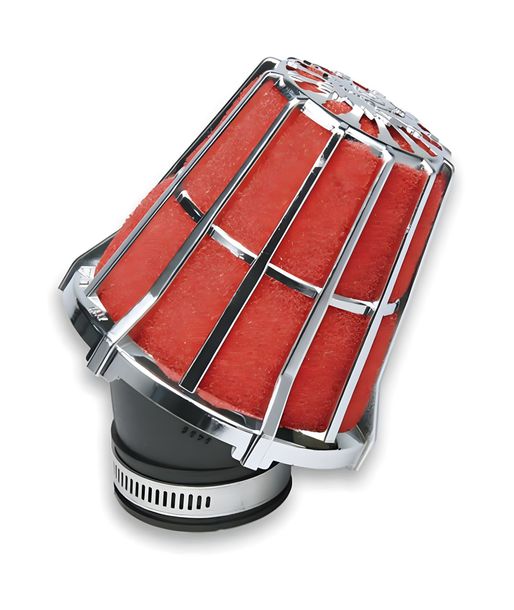 Filtro de aire Malossi E5 Diámetro 48 mm PHF 30/36 cromado