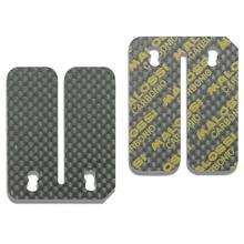 Membranplättchen Malossi Kohlenstoff 0,30mm, 2 Stück für VL11 Piaggio / Peugeot / Minarelli liegend