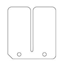Membranplättchen Malossi, 0,30/0,35/0,40mm, Kohlenstoff, 3 Stück für VL10 Minarelli stehend