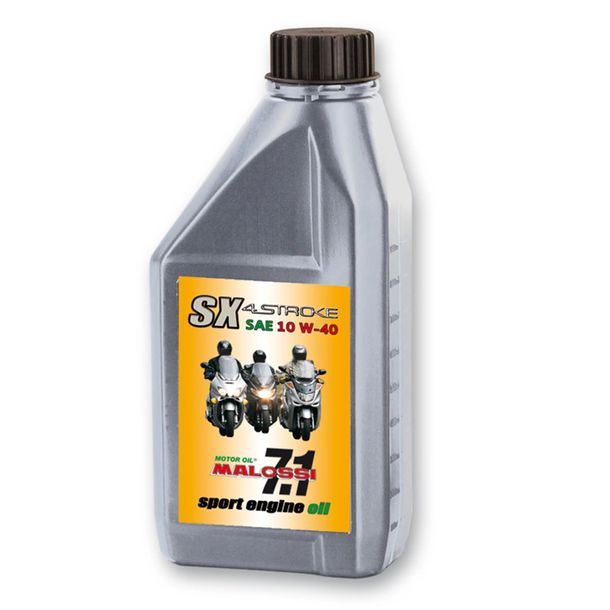 Olio motore sportivo 4T Malossi 7.1 completamente sintetico SAE 10W-40 1l