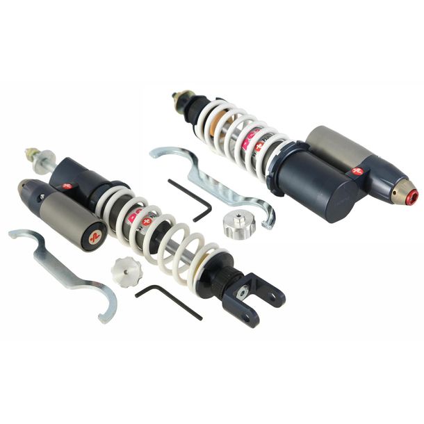 coppia ammortizzatori Malossi anteriore/posteriore RS24/10-R interasse anteriore 180mm, posteriore 290mm