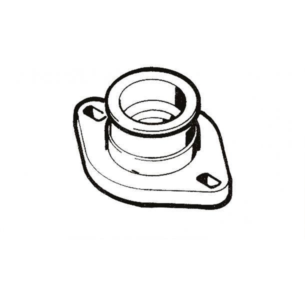 Connecting rubber Malossi intake rubber diameter 25 mm, center distance 50.8 mm for PHBL 23-24-25 mm B