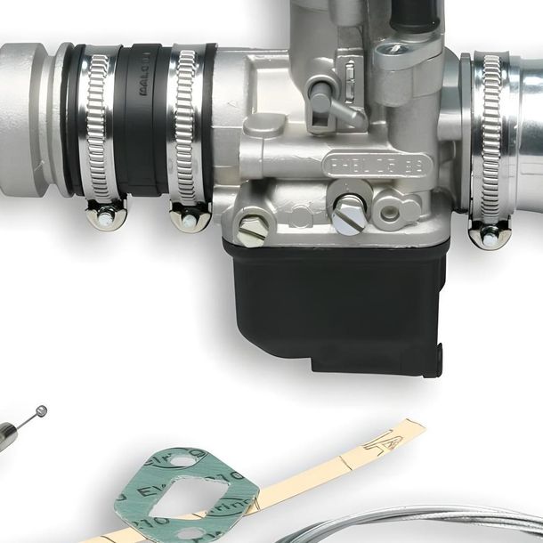 Vergaserkit Malossi PHBL 25 B Gehäuseeinlass für Vespa ET3 125 – Bild 3