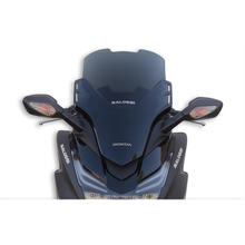 Čelní štít Malossi Sport, kouřově šedý tmavý, 370x370x3mm pro Forza 125 ročník výroby 2015-
