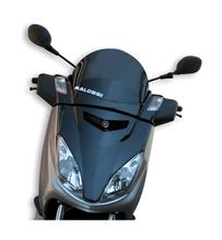Čelní štít Malossi Sport, kouřově šedý tmavý, 380x290x3mm pro Yamaha X-Max