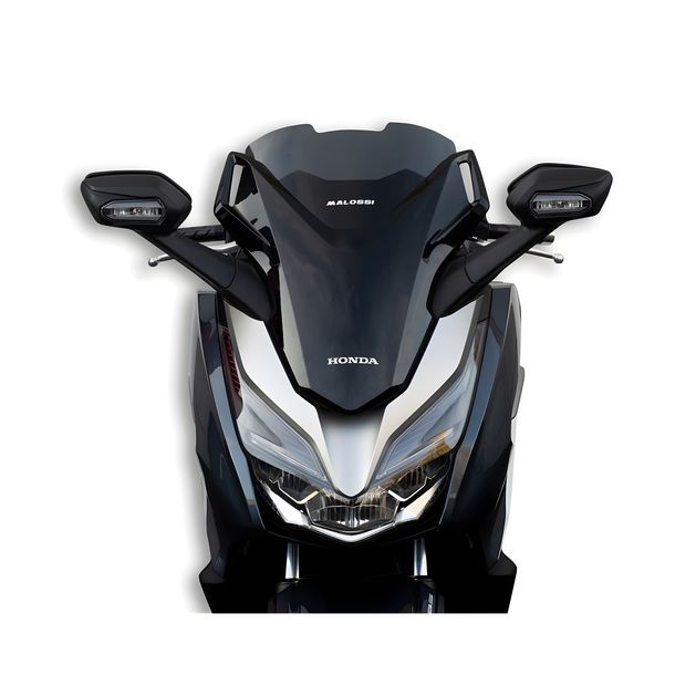 Pantalla Malossi Sport, gris humo oscuro, 395x400x3mm para Forza 125-300 E4 año -2020