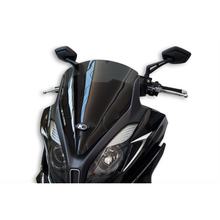 Pare-brise Malossi Sport, fumé foncé, 430x515x3mm pour Kymco Downtown 125-350 E4 Année de fabrication 2017-