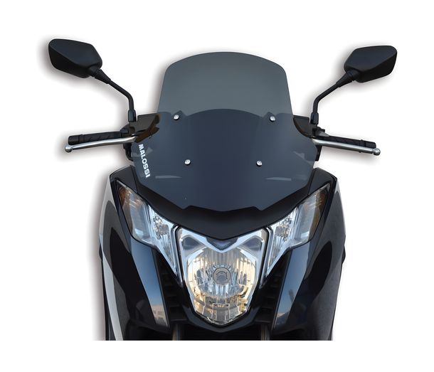 Windschild Malossi Sport Screen, rauchgrau dunkel, 432x445x3mm für Intergra 700-750