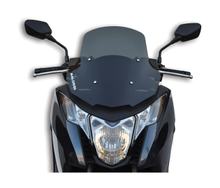 Čelní štít Malossi Sport, kouřově šedý tmavý, 432x445x3mm pro Integra 700-750