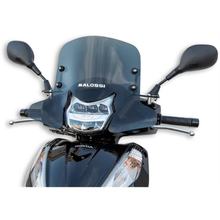 Pare-brise Malossi Sport, fumé foncé, 480x345x3mm pour Honda SH 300i LC 4T Année de fabrication 2015-