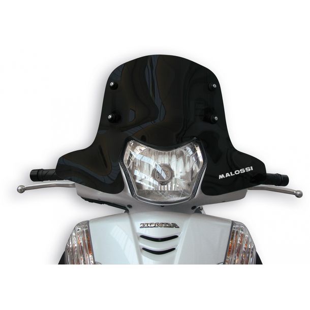 Windschild Malossi Sport Screen, rauchgrau dunkel, 498x350x3mm für SH 300i Bj. 2011-14