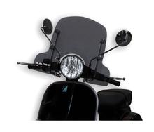 Windschild Malossi Sport Screen, rauchgrau hell, 507x440x3mm für PX / LML 125-150