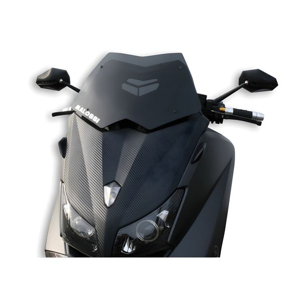 Windschutzscheibe Malossi MHR Screen, schwarz 460x280x3mm für Yamaha T-Max 530i Bj. 2012-16