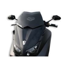 Čelní sklo Malossi MHR, černé 460x280x3mm pro Yamaha T-Max 530i ročníky 2012-2016