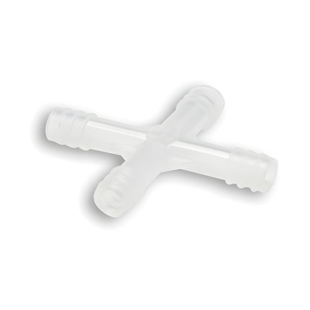 Conector en X conexión de manguera de combustible Malossi para diámetro de bomba de combustible 6 mm, pieza en X