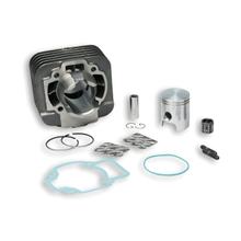 Cilindro Malossi 50ccm Ferro Fundido Cinzento AC para Piaggio Sfera / Gilera, Piaggio Typhoon NRG Power AC Extreme Zip SSL 25 2 Sfera Restyling 1.Serie, Gilera Stalker