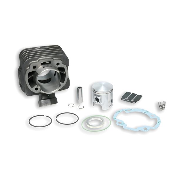 Zylinder Malossi 70ccm Grauguß AC Ø 12mm für Peugeot stehend, Peugeot Speedfight 2 AC 307 WRC Vivacity 1 SV GEO Elyseo Elystar Buxy Speedake Squab Metal-X
