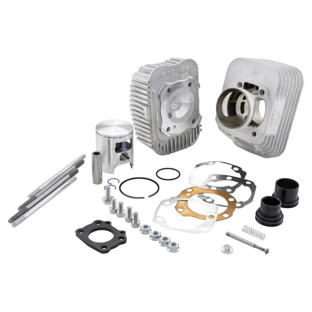 Kit de cilindros Malossi Diámetro 47 mm Perno de pistón de aluminio Diámetro 12 mm Big Deps 4 MHR para Piaggio Ciao PX M7E3T SI Bravo Typ C24 Mix P
