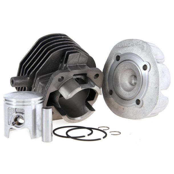 Válec s hlavou Polini šedá litina Sport 50ccm 38,4 mm pro Ape 50, Vespa PK 50, S