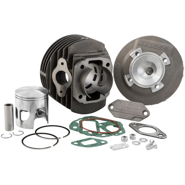 Zylinderkit Malossi 136ccm Grauguß Ø 15mm für Vespa ET3 / ETS / PK 125 2T, Vespa PX PK, Classic N Special V5B1T XL XL2 V Automatik Elestart V5A3T Primavera Bj. 1965 - 1998