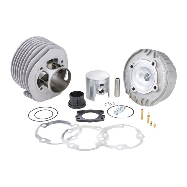 Kit Cilindro Malossi Diametro 63 mm Alluminio CVF2 Pistone Diametro 15 mm MHR per Vespa PX 125-150 2T, Vespa PX E Lusso P X TS, LML Star Cosa Sprint MY Anno 1965 - 1998