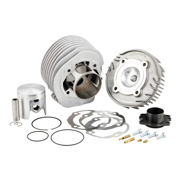 Kit Cilindro Malossi Diametro 63 mm Alluminio CVF2 Pistone Diametro 15 mm MHR, Corsa 60 mm per Vespa PX 125-150 2T, Vespa PX E Lusso P X TS, LML Star Anno 1965 - 1998