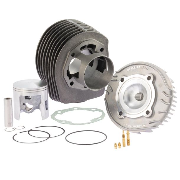Kit Cilindro Malossi Diametro 63 mm in ghisa per Vespa Cosa/PX125-150 2T, Vespa PX E Lusso P X TS, LML Star Cosa Sprint MY Veloce Super T5 Classic Elest Anno 1965 - 1998