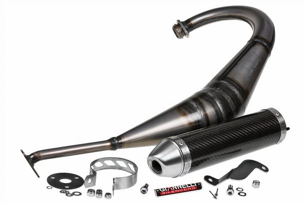 Echappement Giannelli Strada Carbon pour Aprilia RS4 50 11-15 / Derbi GPR 50 09-12 (E)