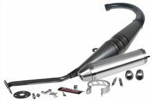 Impianto di scarico Giannelli Strada omologato, in alluminio per Aprilia RS 50 99-05 / Tuono 50 03-07