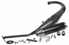 Impianto di scarico Giannelli Strada omologato, Carbonio per Aprilia RS 50 99-05 / Tuono 50 03-07