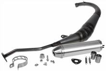 Impianto di scarico Giannelli Strada omologato, in alluminio per MBK X-Power / Yamaha TZR