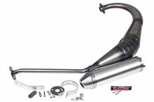 Impianto di scarico Giannelli Supermoto omologato, in alluminio per Derbi Senda 2000 / DRD / Gilera RCR / SMT