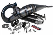Impianto di scarico Giannelli Enduro omologato, Carbon per Rieju MRX / RR