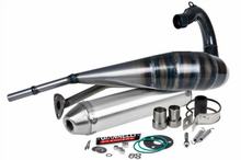 Impianto di scarico Giannelli Enduro omologato, in alluminio per Aprilia RX / SX 50 99-04