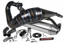Ligne d'échappement Giannelli Enduro avec homologation, Aluminium pour Malaguti XSM / XTM / MBK X-Limit / Yamaha DTR / SM