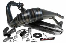 Výfukový systém Giannelli Enduro s homologací, karbon pro Malaguti XSM / XTM / MBK X-Limit / Yamaha DTR / SM