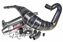 Impianto di scarico Giannelli Enduro omologato, in alluminio per HM CRE 50 Six 06