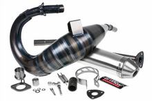 Impianto di scarico Giannelli Enduro omologato, in alluminio per Aprilia RX / SX 50 06-