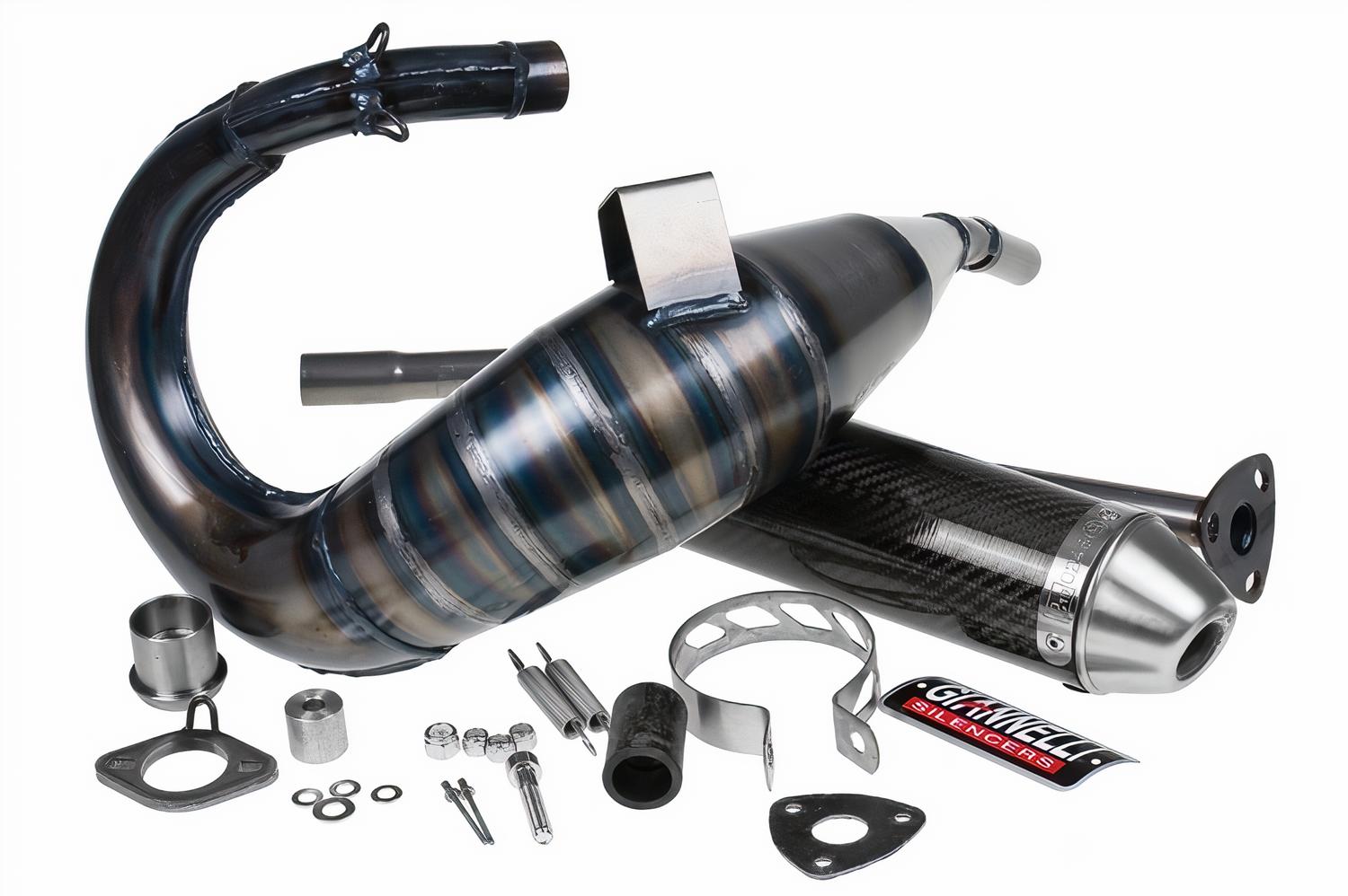 Auspuff Giannelli Enduro Kohlefaser für Aprilia RX / SX 50 06- (E)