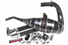 Impianto di scarico Giannelli Enduro omologato, Carbon per Derbi DRD PRO 50 06-