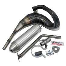 Impianto di scarico Giannelli Enduro omologato, in alluminio per Peugeot XP6 50 SM 05-